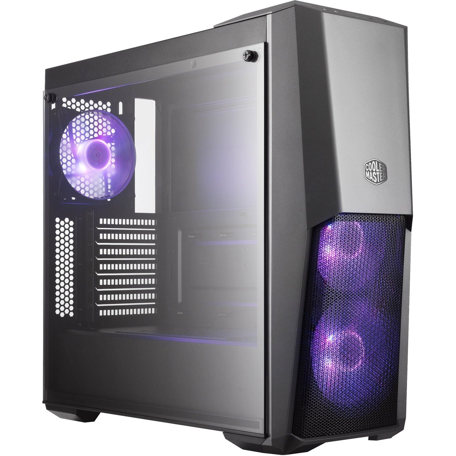 Cooler Master MasterBox MCB-B500D-KGNN-S00 Computer Case - ATX Motherboard Supported - Mid-tower - Steel, Plastic, Tempered Glass - Black