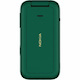 Nokia 2660 Flip 128 MB Feature Phone - 2.8" Flexible Folding Screen TFT LCD QVGA 240 x 320 - Cortex A71 GHz - 48 MB RAM - Series 30+ - 4G - Lush Green