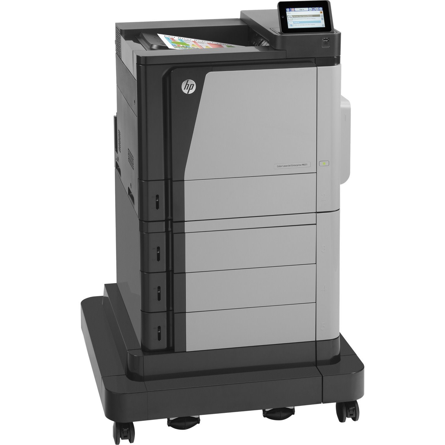 HP LaserJet M651xH Desktop Laser Printer - Colour