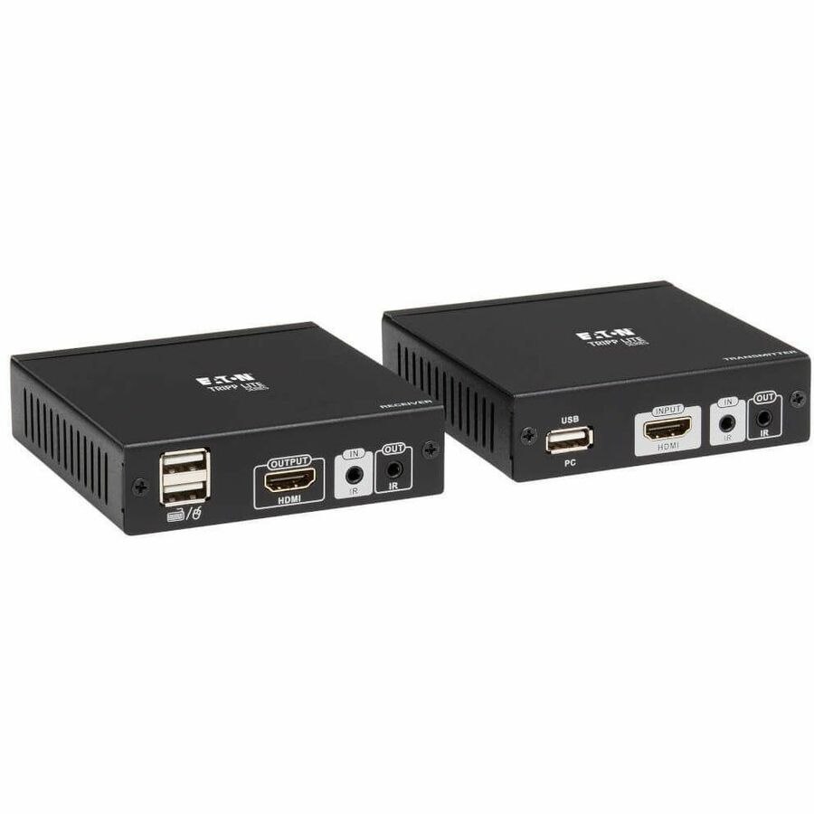 Eaton Tripp Lite Series HDMI HDBaseT KVM Console Extender over Cat6 - 2 USB Ports, IR, 4K 30 Hz (130 ft.), 1080p (230 ft.)