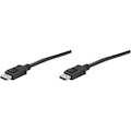 Manhattan DisplayPort Male/Male Monitor Cable, 10', Black