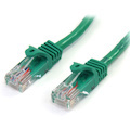 StarTech.com 2 m Green Cat5e Snagless RJ45 UTP Patch Cable - 2m Patch Cord - Ethernet Patch Cable - RJ45 Male to Male Cat 5e Cable