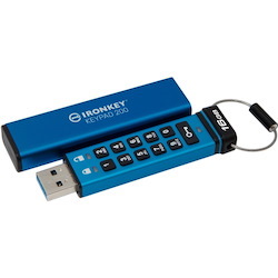 Kingston Keypad 200 IKKP200 16 GB USB 3.2 (Gen 1) Type A Flash Drive - XTS-AES