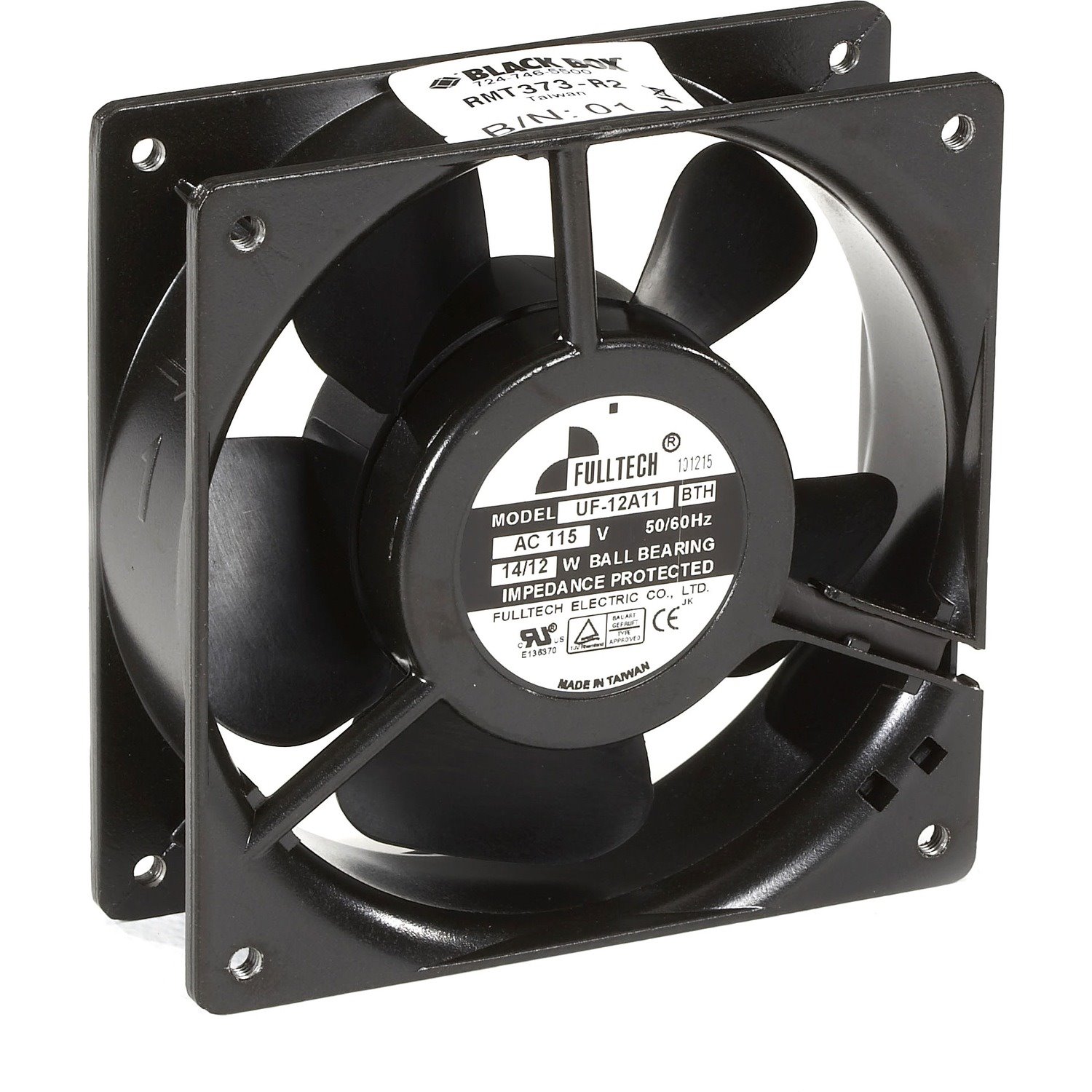 Black Box 4.5" Cooling Fan for Low-Profile Secure Wallmount Cabinets