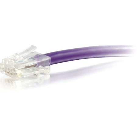 C2G-75ft Cat5e Non-Booted Unshielded (UTP) Network Patch Cable - Purple
