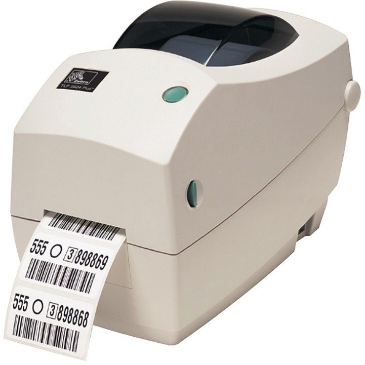 Zebra TLP 2824 Plus Desktop Direct Thermal/Thermal Transfer Printer - Monochrome - Label Print - USB - Serial - TAA Compliant