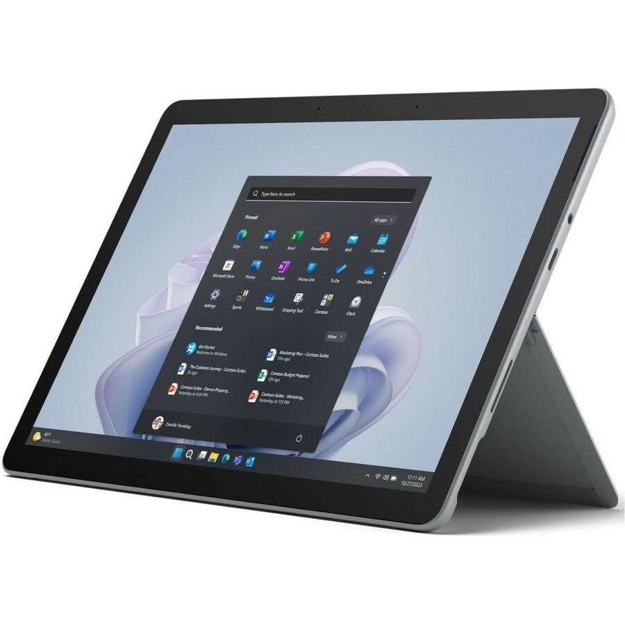 Microsoft Surface Go 4 Tablet - 10.5" - 8 GB - 128 GB Storage - Windows 10 Pro - Platinum