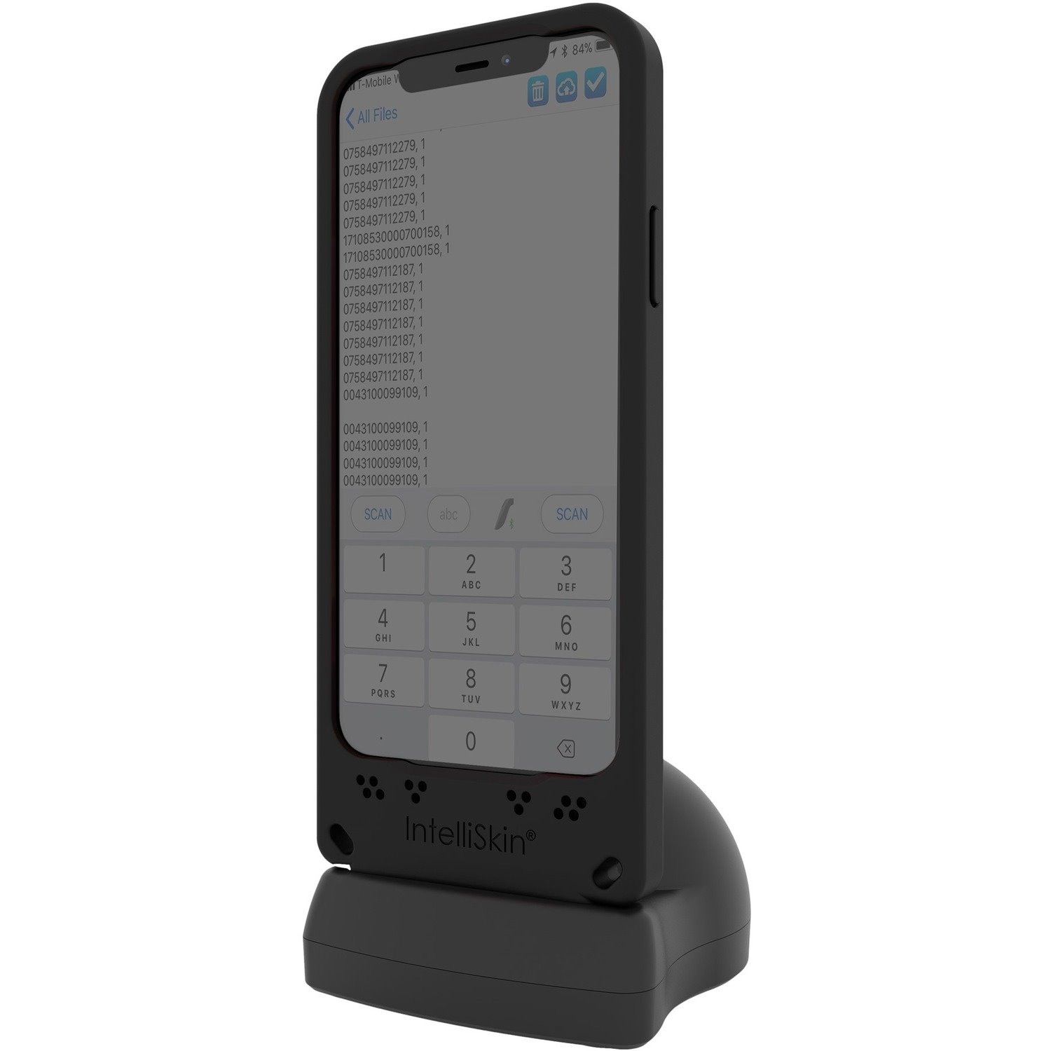 Socket Mobile DuraSled DS840 Rugged Delivery, Asset Tracking, Ticketing Handheld Barcode Scanner - Wireless Connectivity - USB Cable Included