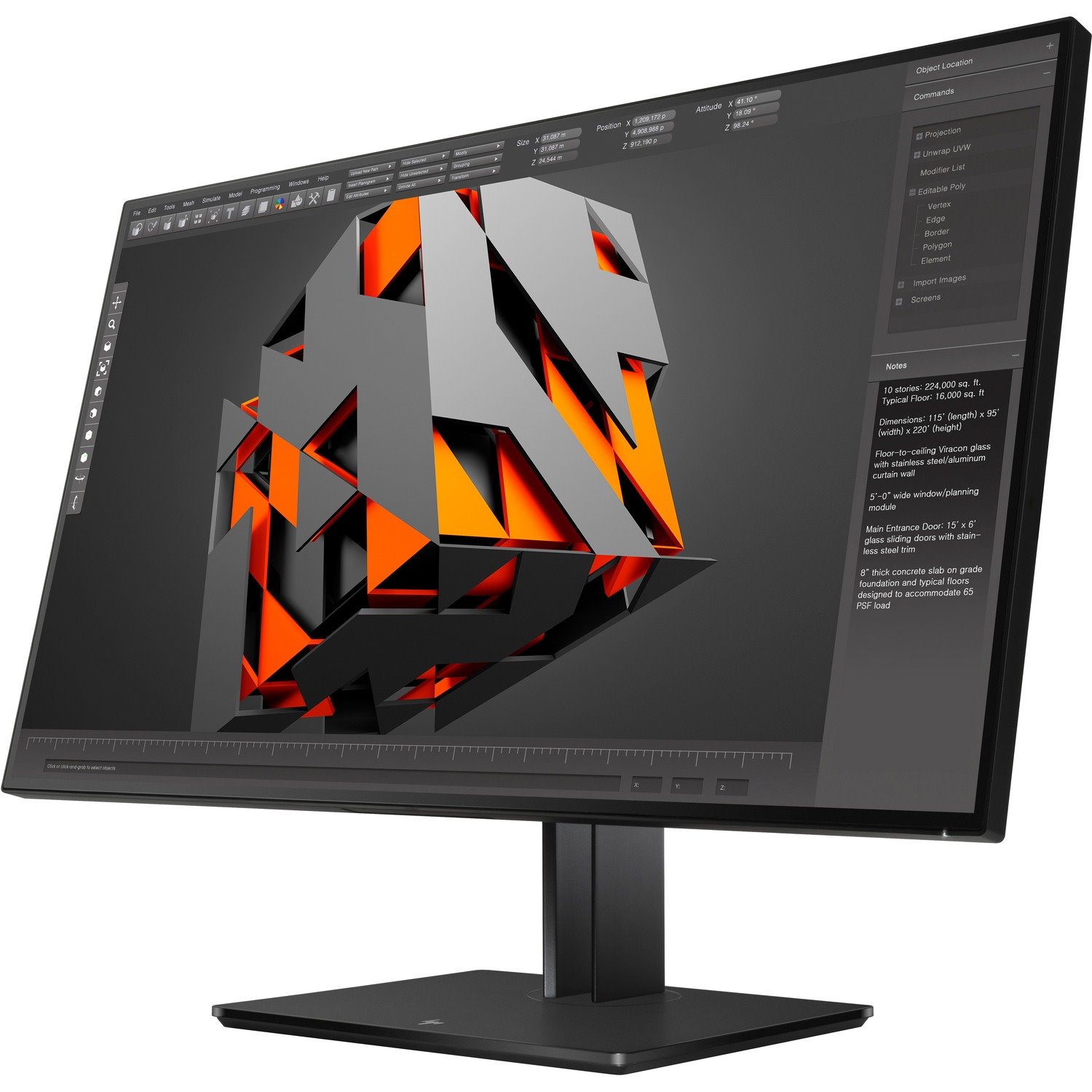 HPI SOURCING - NEW Business Z32 31" Class 4K UHD LED Monitor - 16:9 - Black Pearl