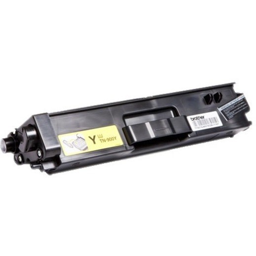 Brother TN900Y Original Laser Toner Cartridge - Yellow Pack