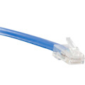 ENET 6in Blue Cat5e Non-Booted (No Boot) (UTP) High-Quality Network Patch Cable RJ45 to RJ45 - 6 Inch