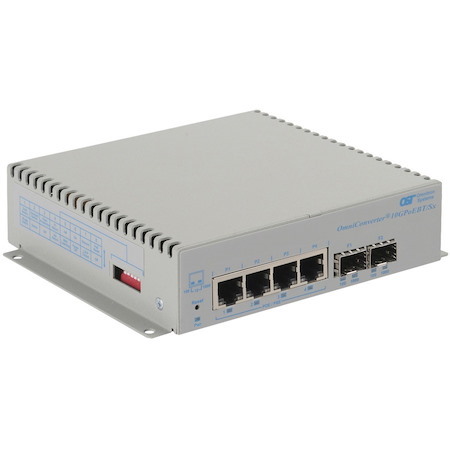 Omnitron Systems OmniConverter 10GPoEBT/Sx 3062B-0-24-9Z Ethernet Switch