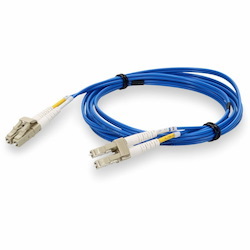AddOn 7m LC (Male) to LC (Male) Blue OM4 Duplex Fiber OFNR (Riser-Rated) Patch Cable