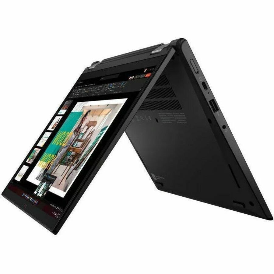 Lenovo ThinkPad L13 Yoga Gen 4 21FJ0011AU 13.3" Touchscreen Convertible 2 in 1 Notebook - WUXGA - Intel Core i5 13th Gen i5-1335U - 16 GB - 256 GB SSD - English Keyboard - Thunder Black