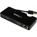 StarTech.com USB3SMDOCKHV USB Docking Station for Notebook - Black