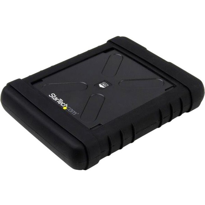 StarTech.com Drive Enclosure SATA - USB 3.0 Micro-B Host Interface - UASP Support External - Black