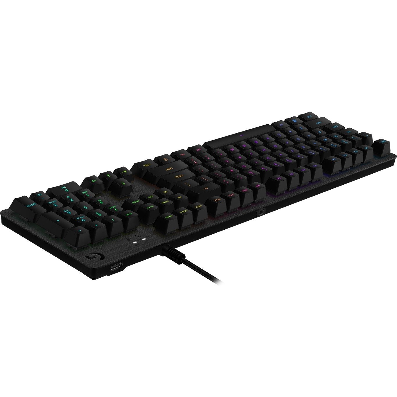 Logitech G513 Gaming Keyboard - Cable Connectivity - USB Interface - French - Carbon