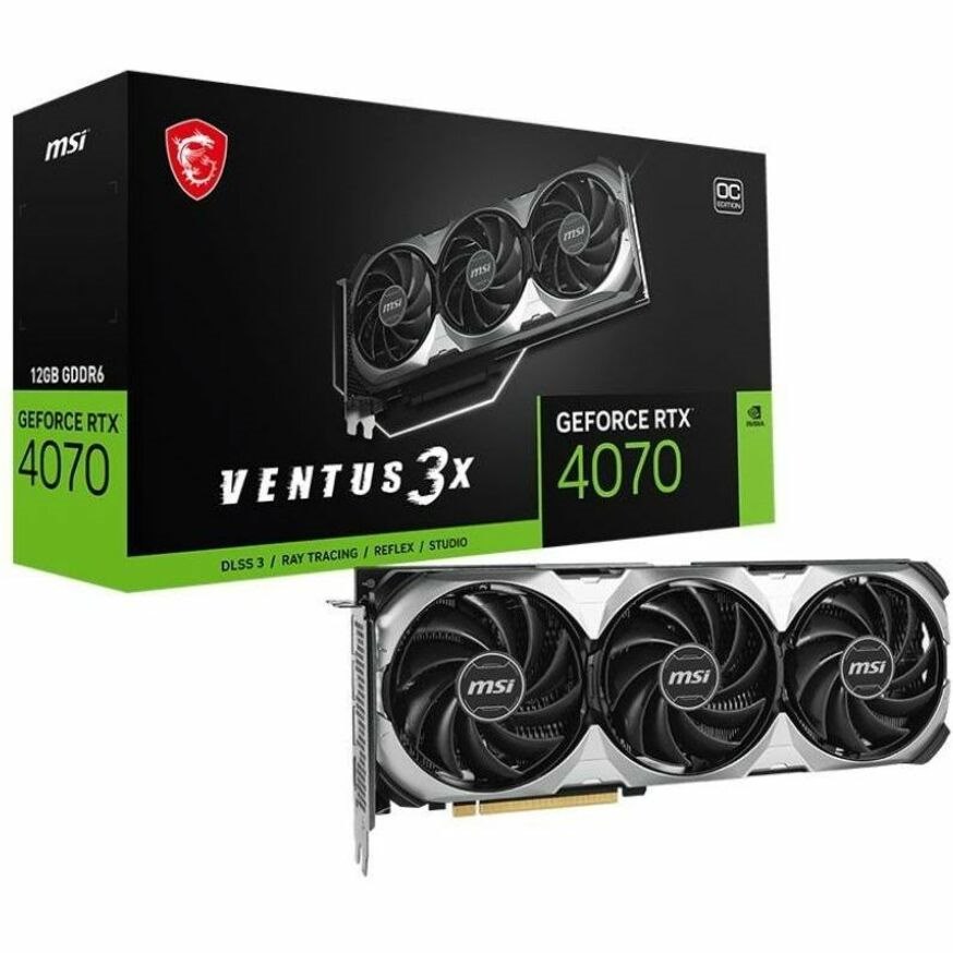 MSI NVIDIA GeForce RTX 4070 Graphic Card - 12 GB GDDR6