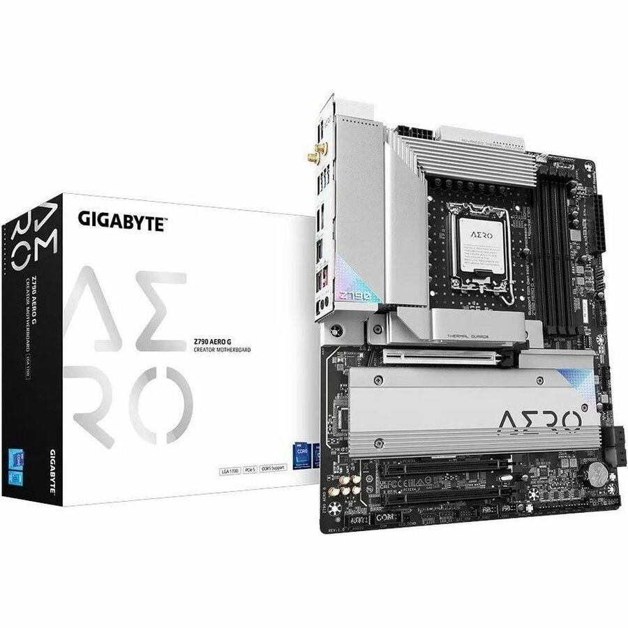 Gigabyte Z790 AERO G Desktop Motherboard - Intel Z790 Chipset - Socket LGA-1700 - ATX