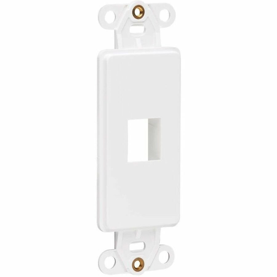 Eaton Tripp Lite Series Center Plate Insert, Decora Style - Vertical, 1 Port, TAA