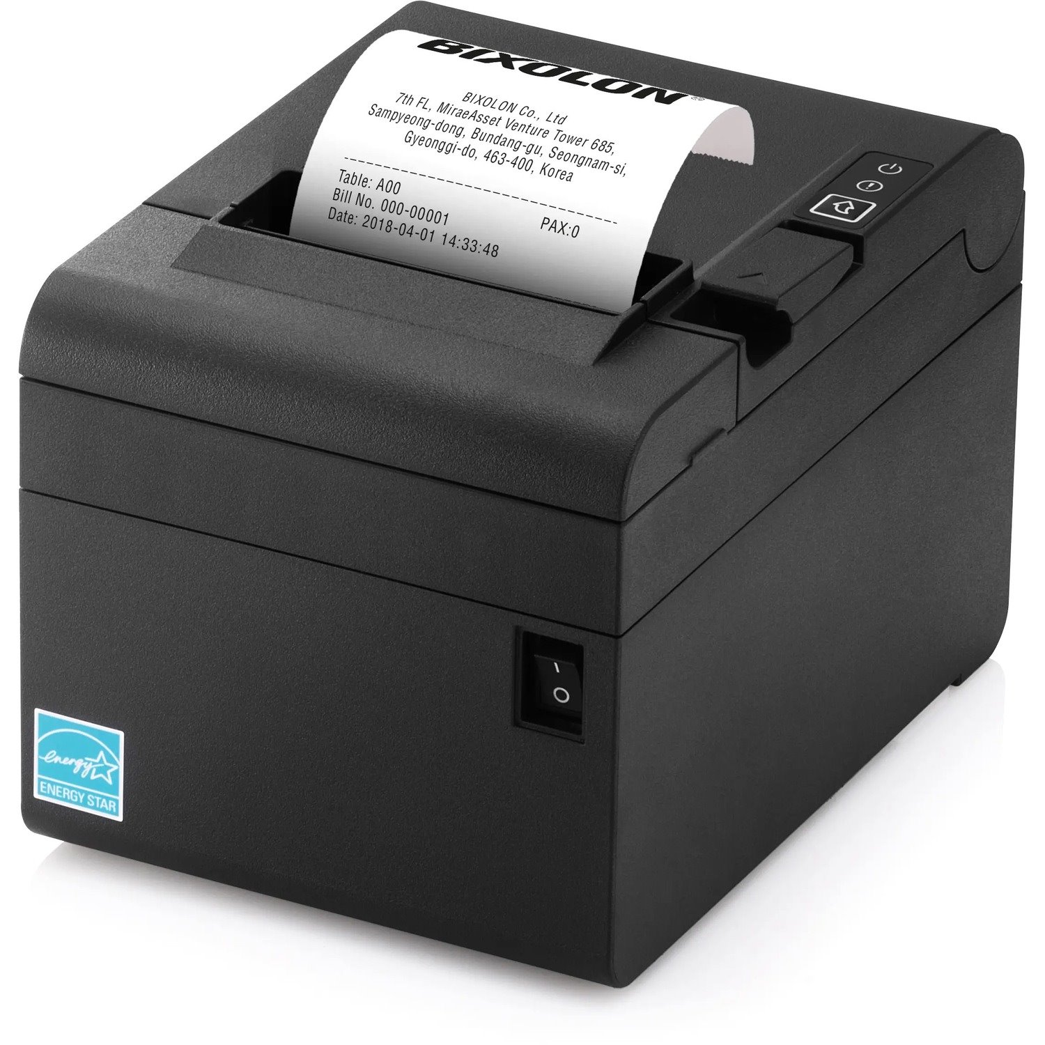Bixolon SRP-E300 Desktop Direct Thermal Printer - Monochrome - Wall Mount - Receipt Print - Ethernet - USB - Yes - Serial - With Cutter