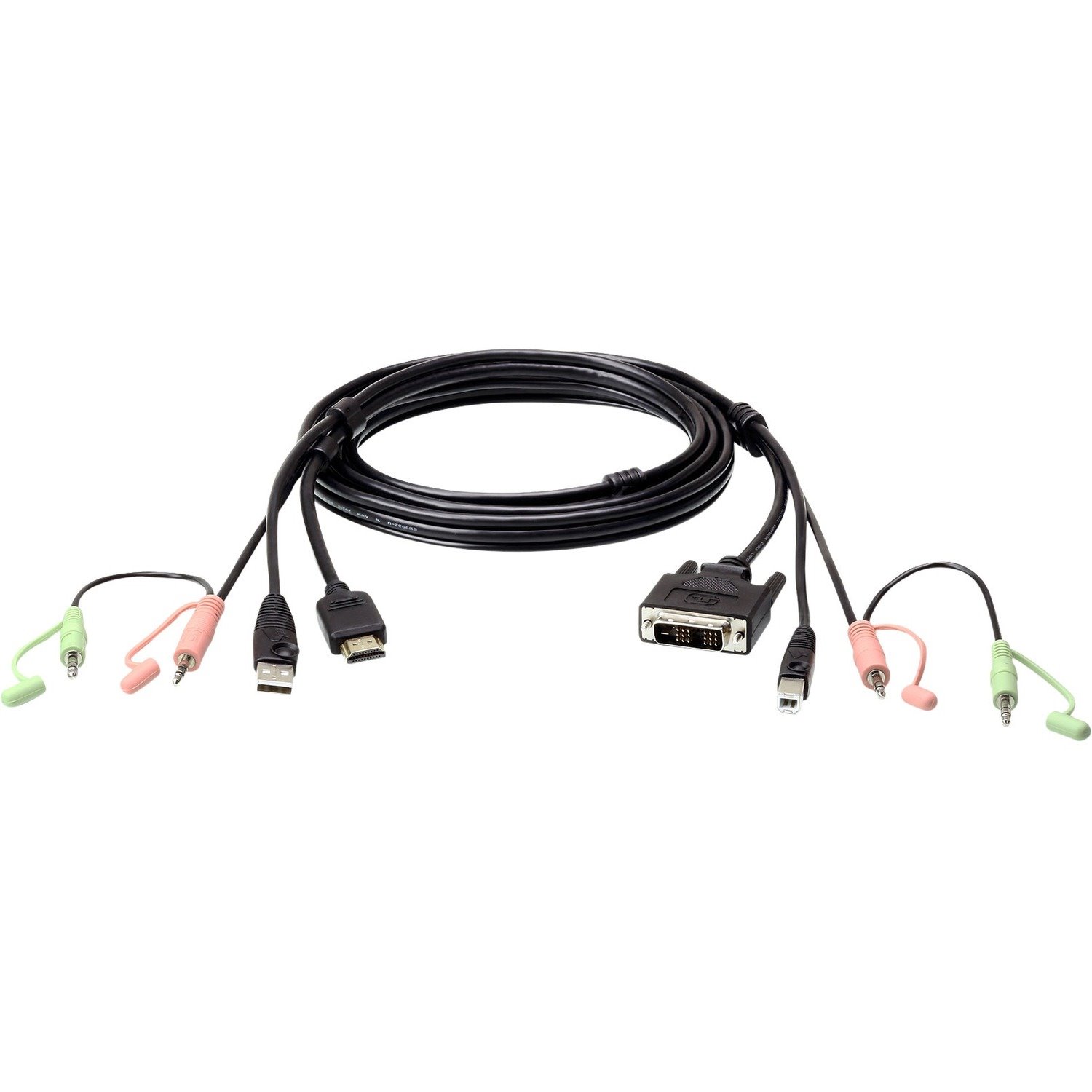 ATEN 1.8M USB HDMI to DVI-D KVM Cable with Audio