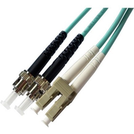 Axiom LC/ST Multimode Duplex OM4 50/125 Fiber Optic Cable 3m