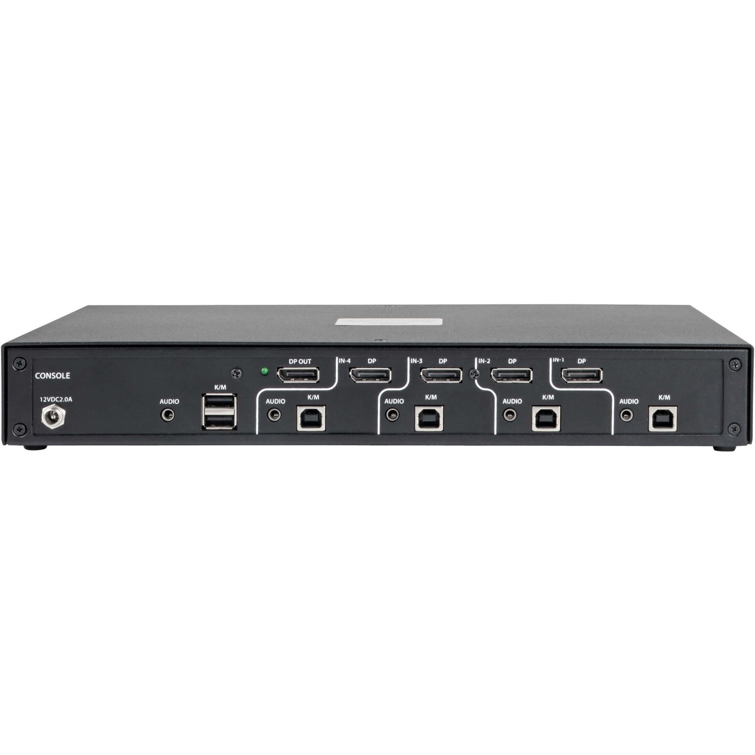 Tripp Lite by Eaton Secure KVM Switch, 4-Port, DisplayPort to DisplayPort, 4K, NIAP PP3.0 Certified, Audio, Single Monitor, TAA
