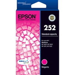 Epson DURABrite Ultra 252 Original Standard Yield Inkjet Ink Cartridge - Magenta - 1 Pack