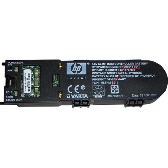 HPE BATTERY PACK FOR SMART ARRAY P400 AND P800 SAS CONTROLLERS - NI-MH, 4.8V, 5000MAH