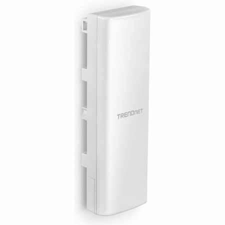 TRENDnet 14 dBi WiFi 6 AX1200 Outdoor Directional PoE Access Point, TEW-940APBO, 5GHz WiFi 6 Point-to-Point Bridge, 1 x Gigabit PoE (in) Port, and 1 x Gigabit Port, 14 dBi Directional Antenna, White