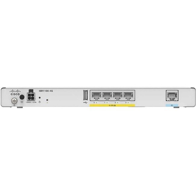 Cisco ISR1100X-4G 1 SIM Cellular, Ethernet Wireless Integrated Services Router
