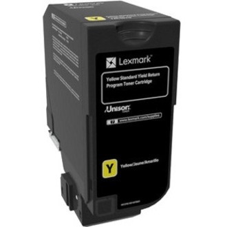 Lexmark Original Standard Yield Laser Toner Cartridge - Yellow Pack