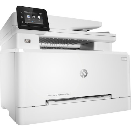 HP LaserJet Pro M283 M283fdw Laser Multifunction Printer-Color-Copier/Fax/Scanner-21 ppm Mono/21 ppm Color Print-600x600 dpi Print-Automatic Duplex Print-40000 Pages-251 sheets Input-1200 dpi Optical Scan-Wireless LAN-Mopria