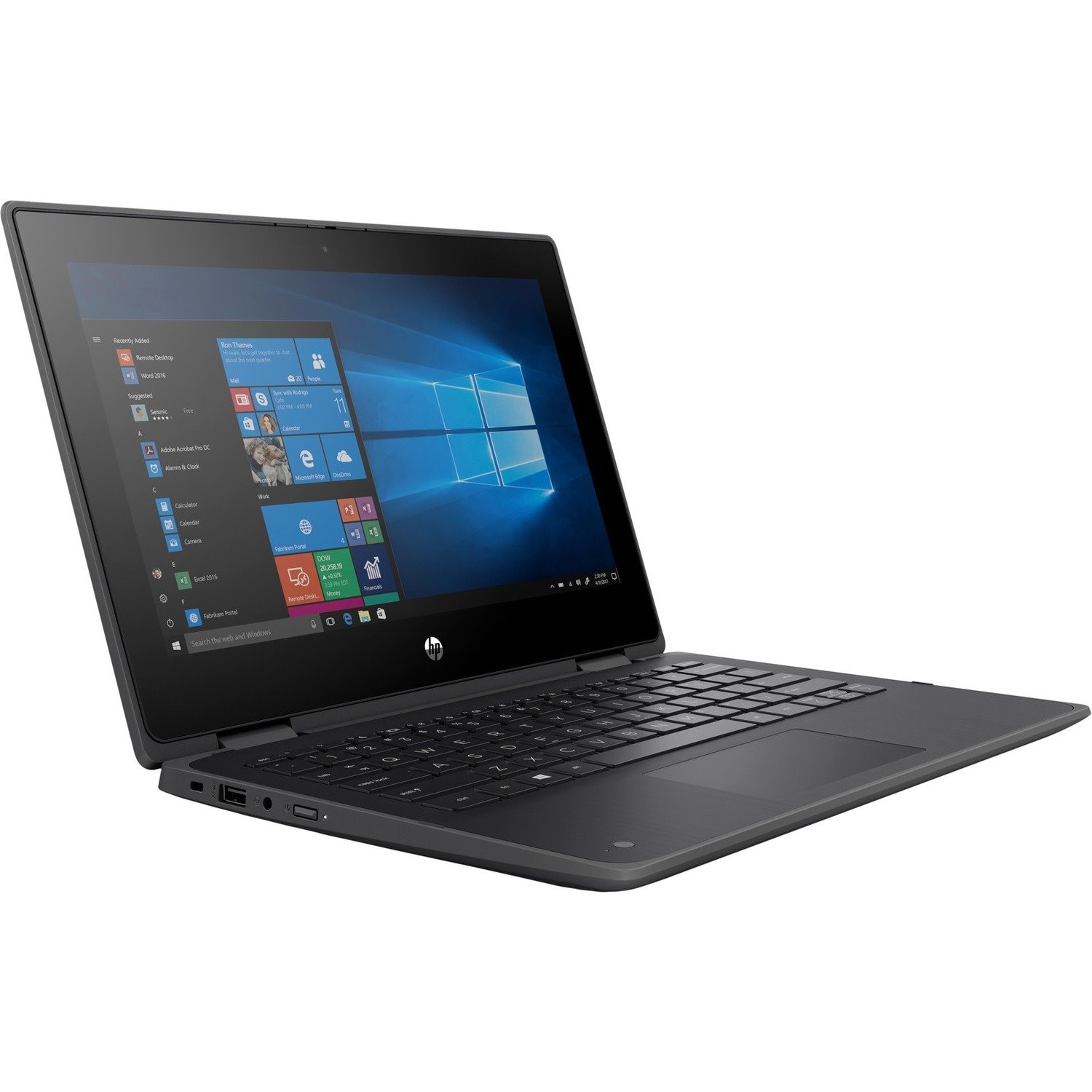 HP ProBook x360 11 G6 EE 29.5 cm (11.6") Touchscreen 2 in 1 Notebook - HD - 1366 x 768 - Intel Core i5 10th Gen i5-10210Y Quad-core (4 Core) 1 GHz - 8 GB Total RAM - 256 GB SSD - Chalkboard Gray