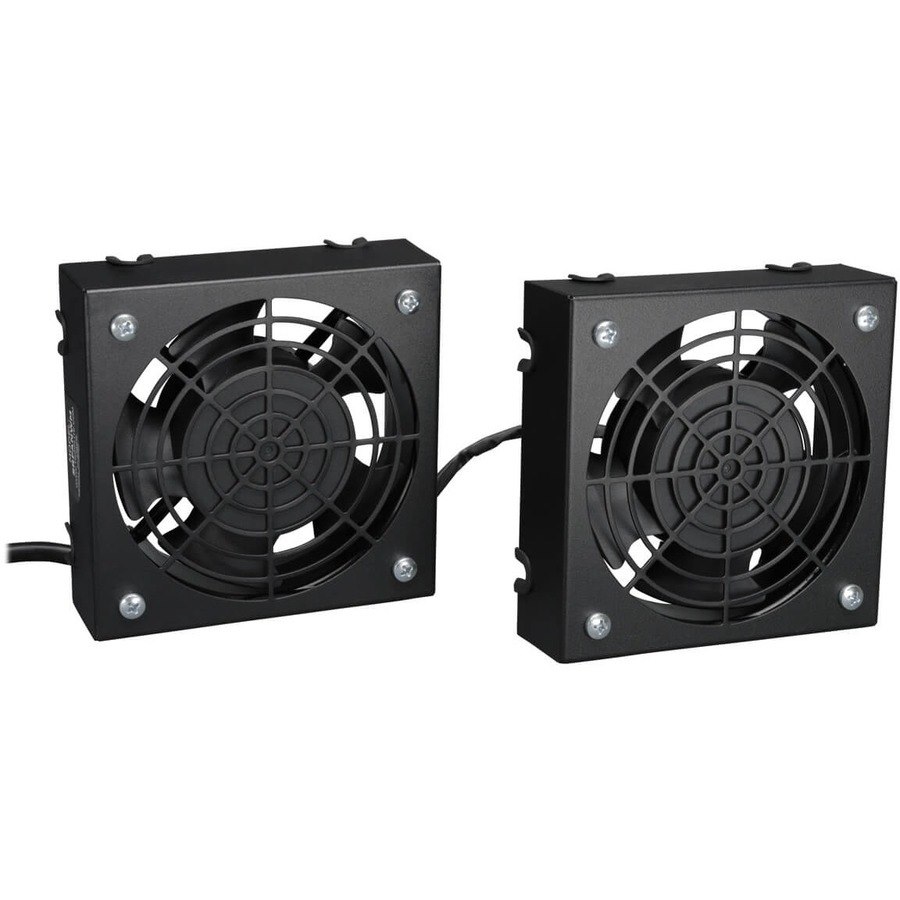 Tripp Lite by Eaton SmartRack Wall-Mount Roof Fan Kit - 2-120V high-performance fans; 210 CFM; 5-15P plug