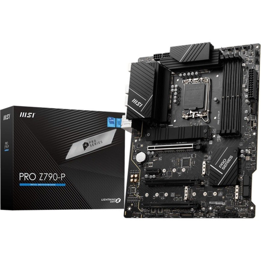 MSI Pro Gaming Desktop Motherboard - Intel Z790 Chipset - Socket LGA-1700 - ATX