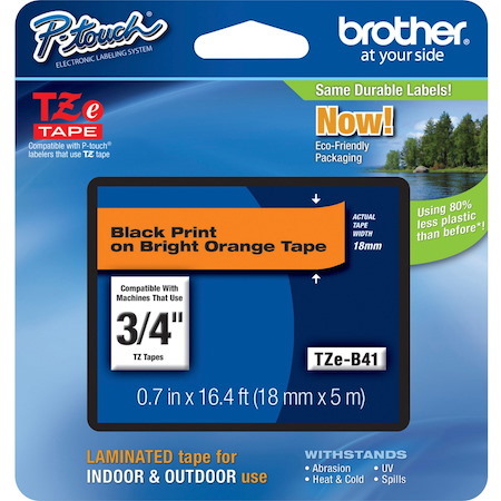 Brother P-touch TZe 3/4" Laminated Lettering Tape