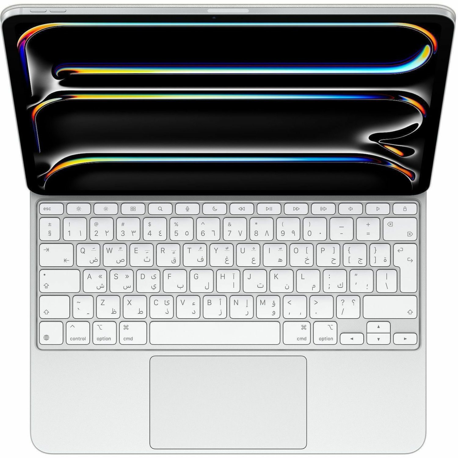 Apple Magic Keyboard/Cover Case (Folio) for 33 cm (13") Apple iPad Pro 13 (2024) Tablet - White