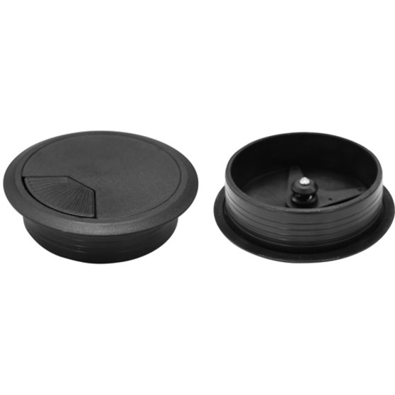 Dynamix 80mm Desk Grommet Black