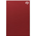 Seagate One Touch STKY2000403 2 TB Portable Hard Drive - External - Red