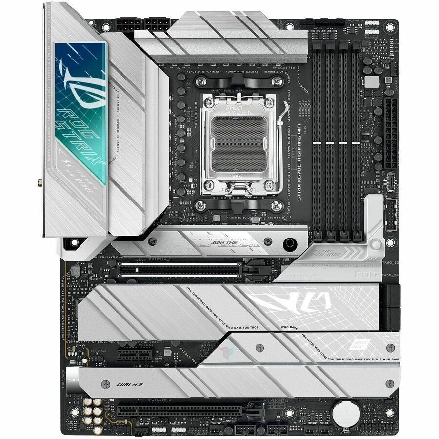 Asus ROG Strix X670E-A GAMING WIFI Gaming Desktop Motherboard - AMD X670 Chipset - Socket AM5 - ATX