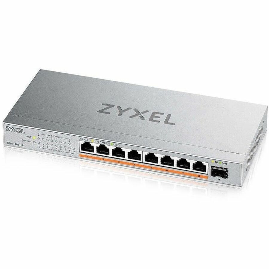 ZYXEL 8-Port 2.5G PoE Unmanaged Switch with 10G Uplink