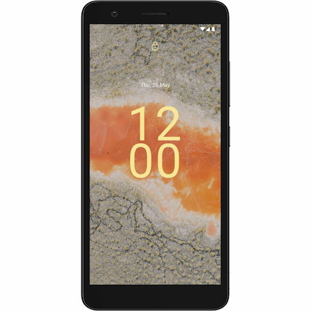Nokia C02 32 GB Smartphone - 13.7 cm (5.4") LCD FWVGA+ 720 x 1440 - Quad-core (4 Core) 1.40 GHz - 2 GB RAM - Android 12 (Go Edition) - 4G - Charcoal