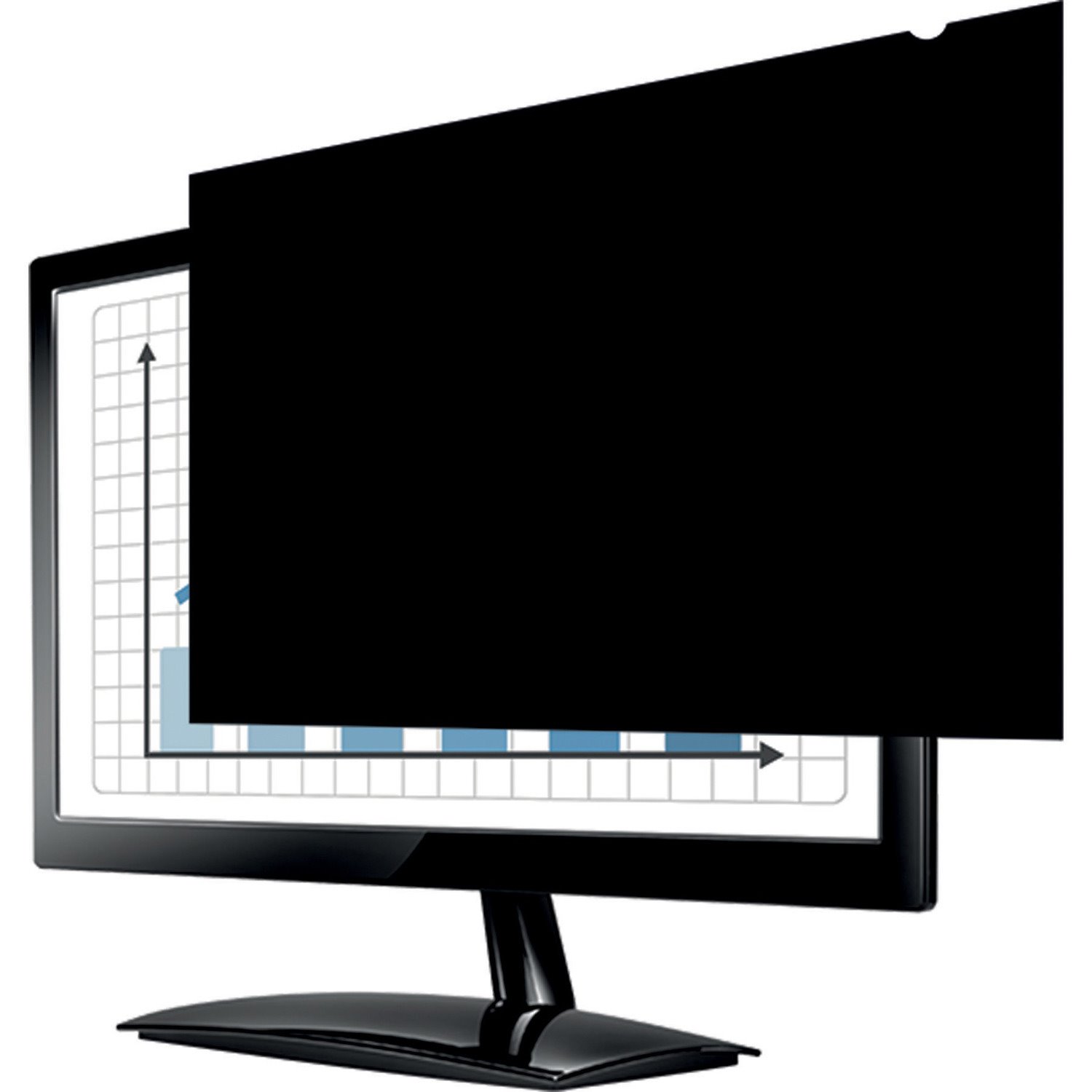 Fellowes PrivaScreen Anti-glare Privacy Screen Filter - Black - 1 - TAA Compliant