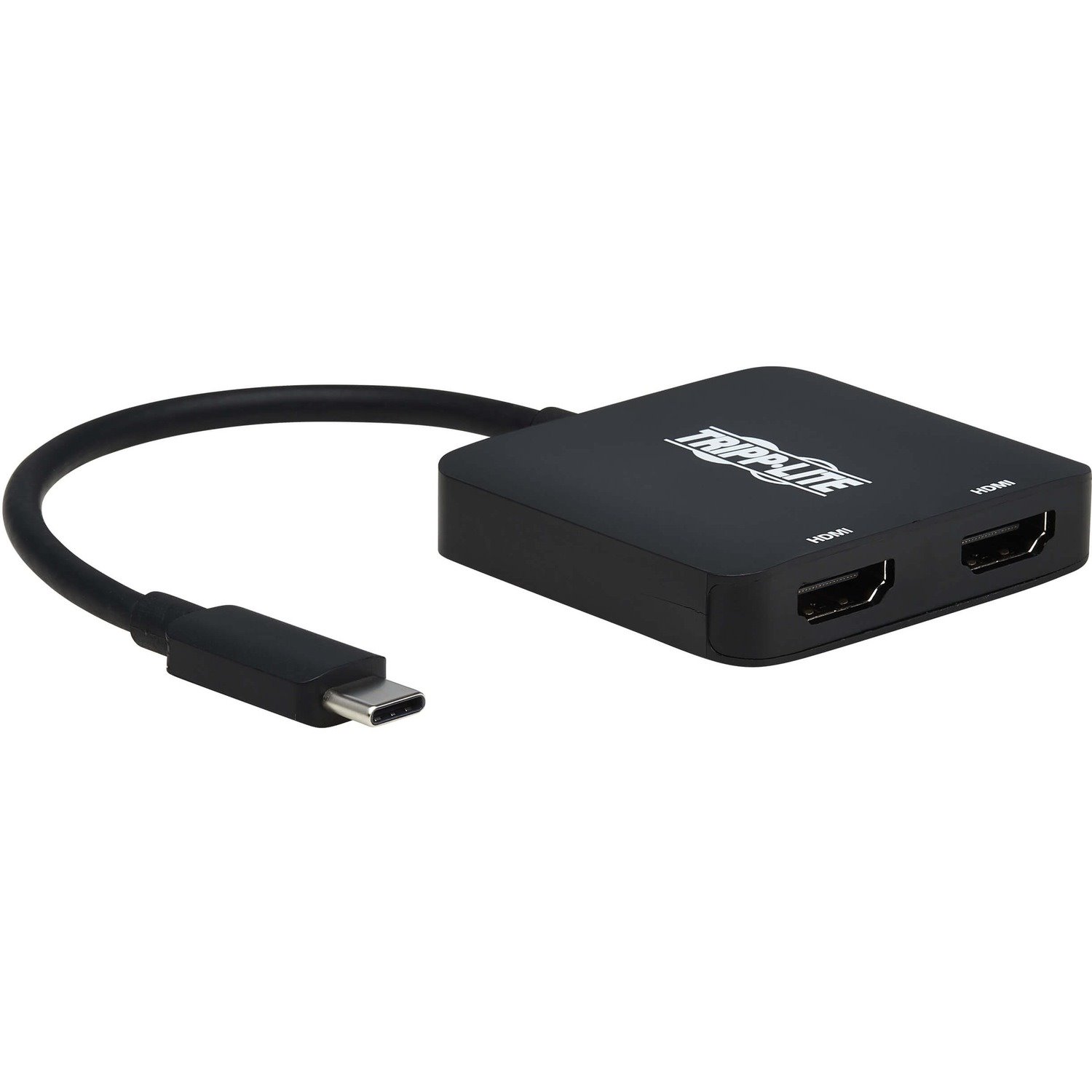 Eaton Tripp Lite Series USB-C Adapter, Dual Display - 4K 60 Hz HDMI, HDR, 4:4:4, HDCP 2.2, DP 1.4 Alt Mode, Black