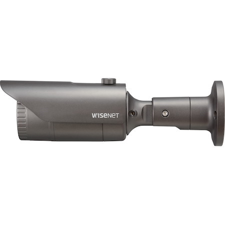 Wisenet QNO-7022R 4 Megapixel Network Camera - Color - Bullet - Dark Gray