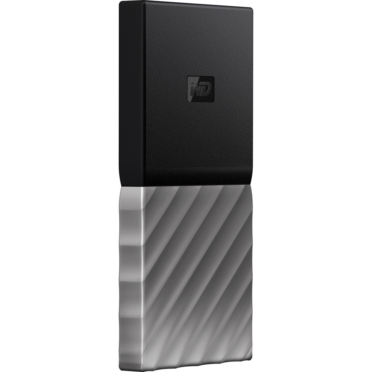 WD My Passport WDBKVX0010PSL-WESN 1 TB Portable Solid State Drive - 2.5" External - Black, Metallic Gray