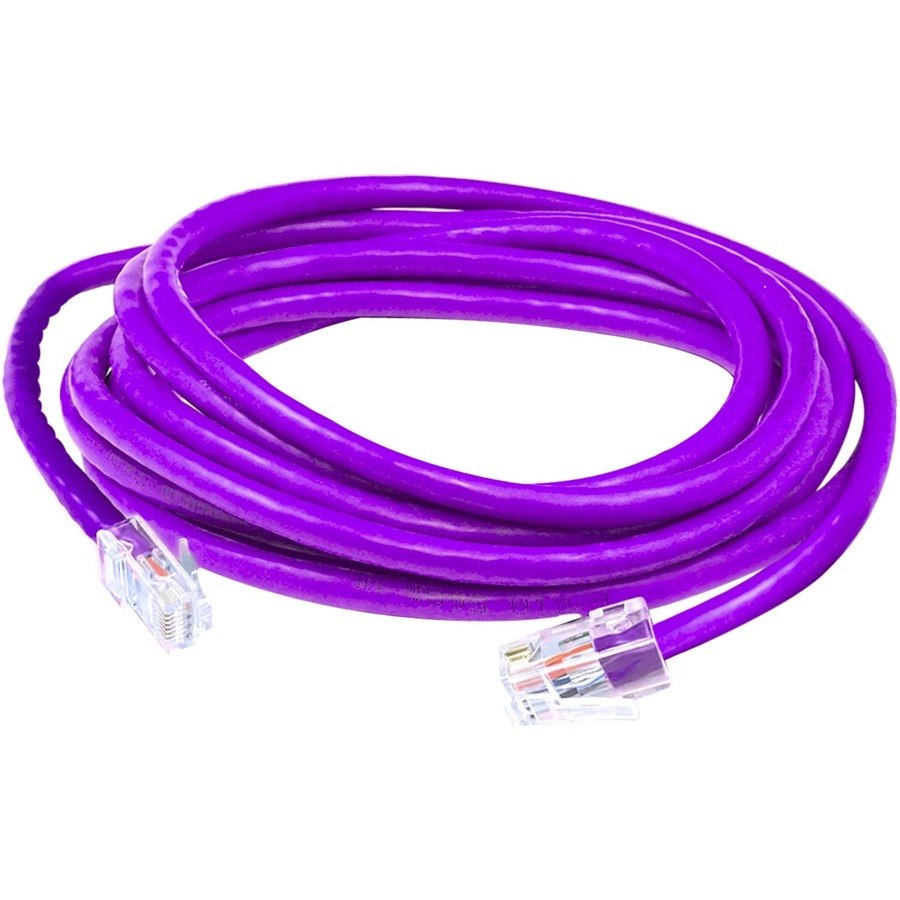 AddOn 5ft Purple CAT 5E PVC Ethernet Cable Non-Booted RJ-45 M/M