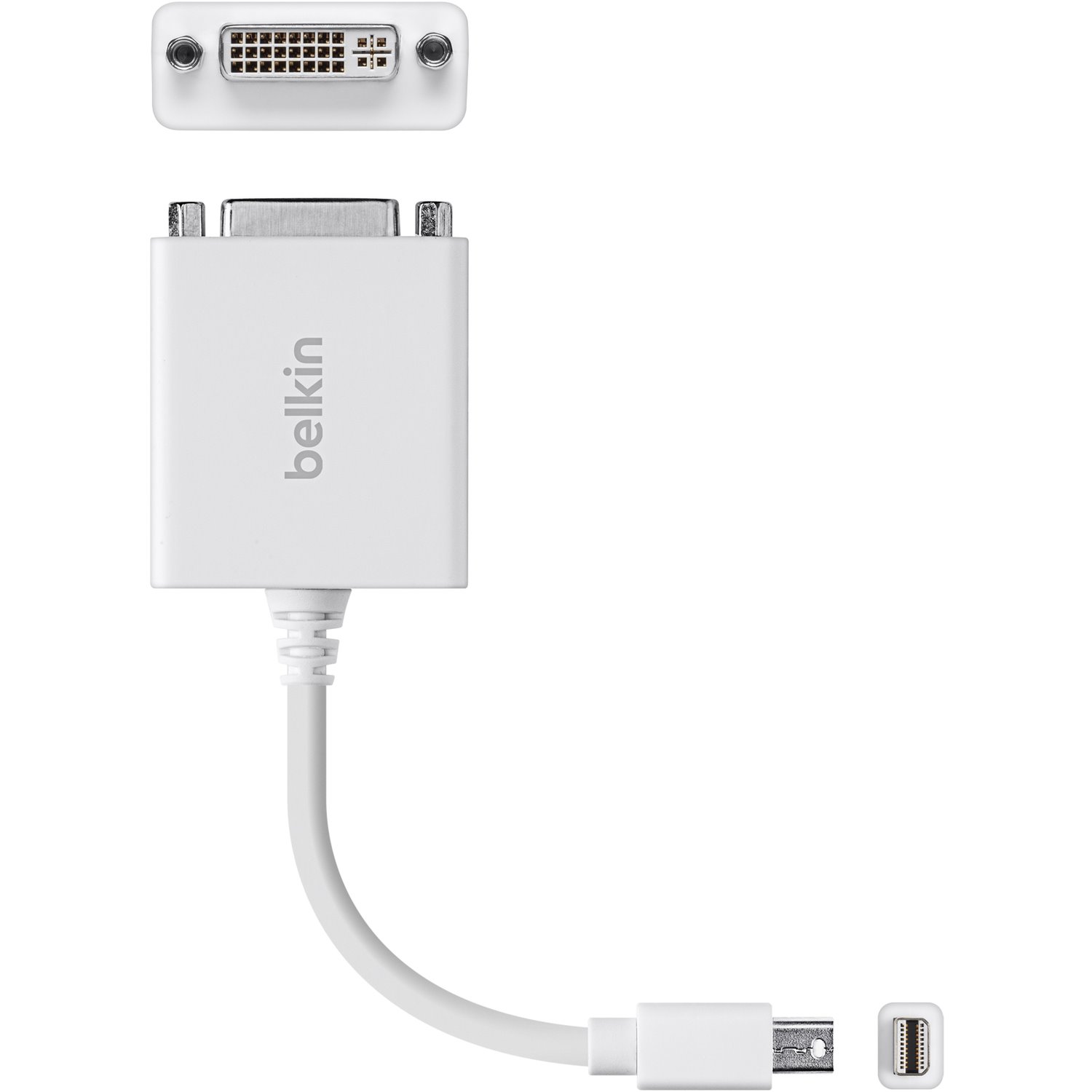 Belkin Mini DisplayPort to DVI Adapter, M/F, 1080p